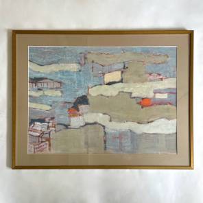 Mid Century Abstract Landscape 